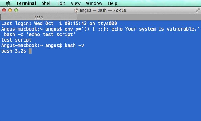 What is Shellshock? New software bug threatens Mac, Linux