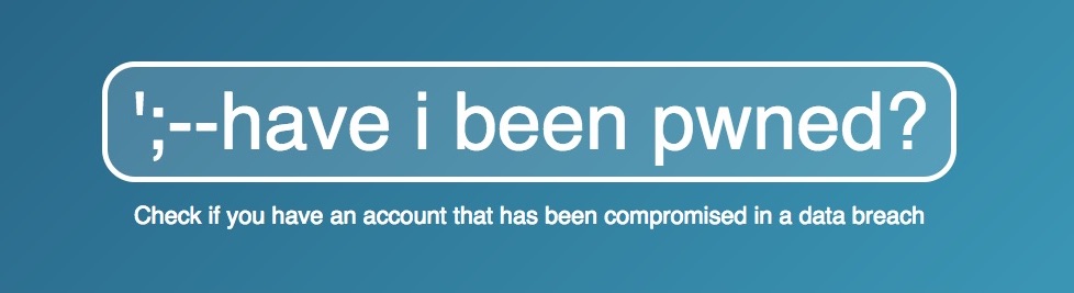 A security breach-check screen on a laptop